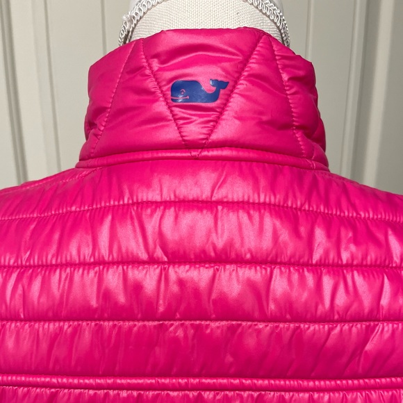 Vineyard Vines Pink Puffer Vest - Picture 4 of 7